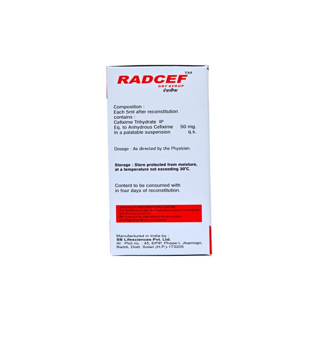 RADCFE Dry Syrup Description