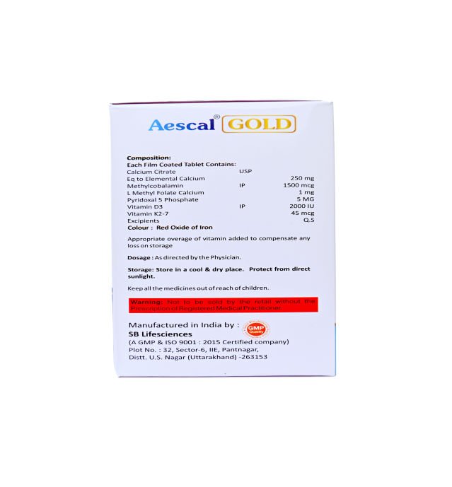 Aescal Gold Description
