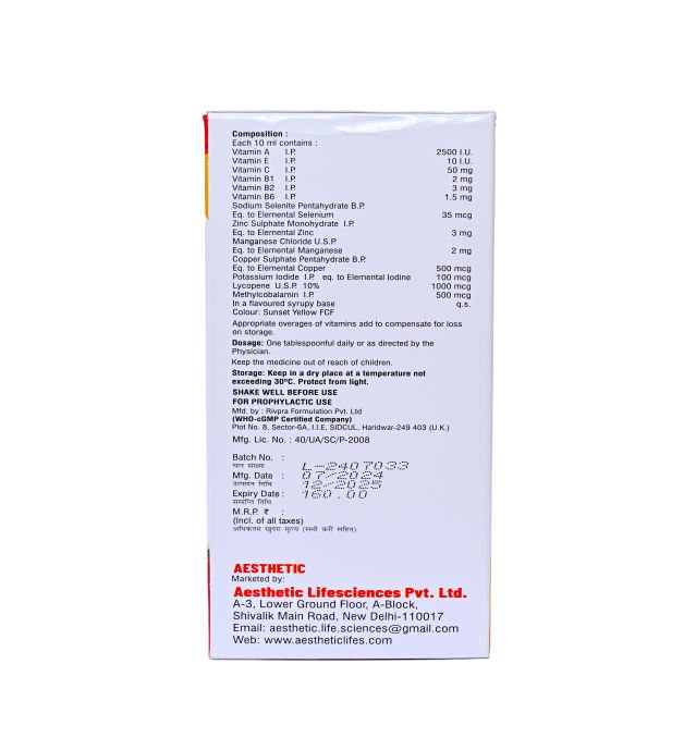 RADPENE-Gold  Syrup Description